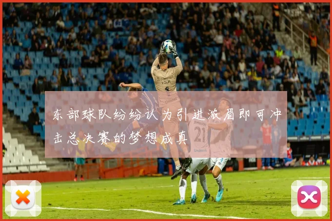 东部球队纷纷认为引进浓眉即可冲击总决赛的梦想成真